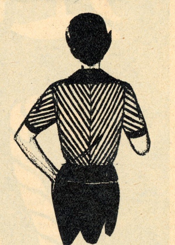 Gestreepte damesblouse