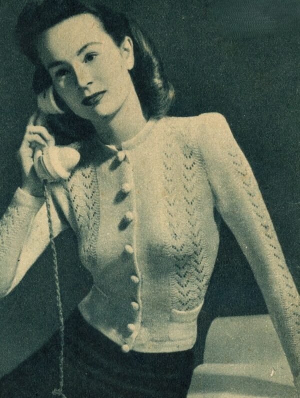 Vest met ajourpatroon "Daisy"