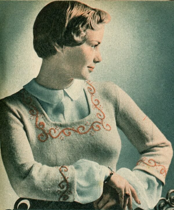 Overblouse met driekwart mouwen