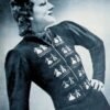 Damesjumper met ingebreide figuren