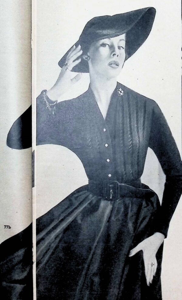 Damesblouse met ronde of v-hals