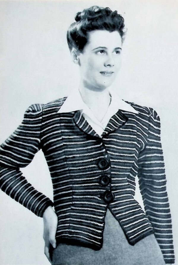 Foto D40V029 Gestreept sportvest