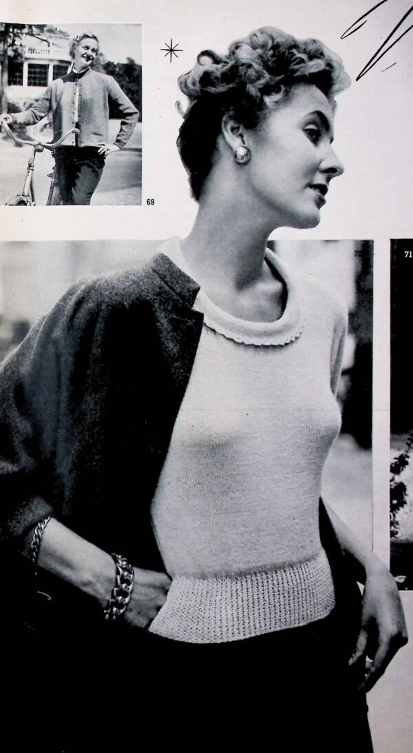 Damesjumper met ovale halslijn