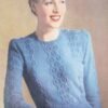 Jumper met banen in patroonbreiwerk
