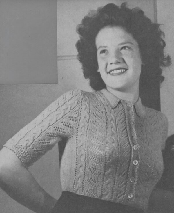 Gebreide damesblouse