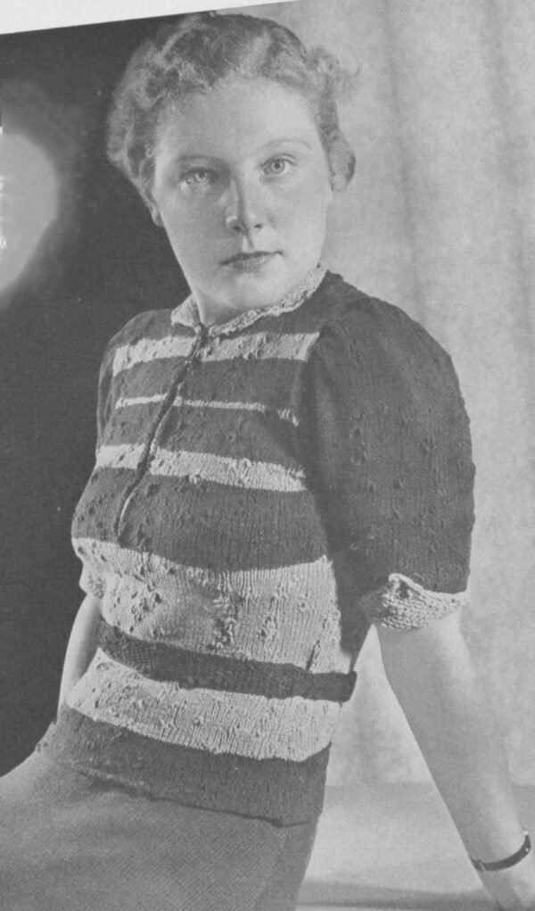 Gestreepte damesblouse