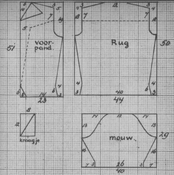 Geklede damesjumper