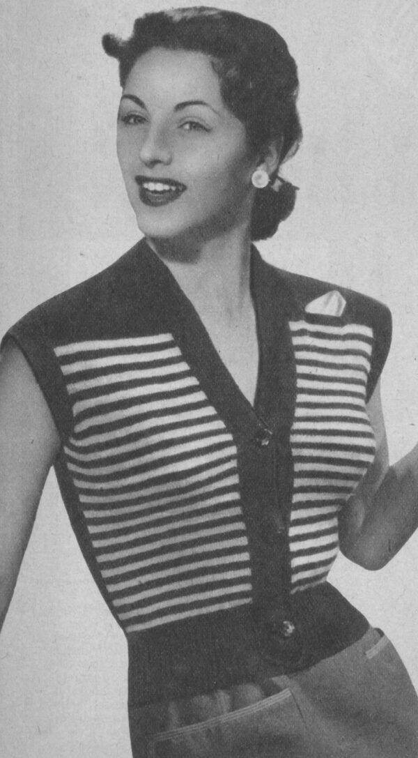 Gestreepte zomerblouse
