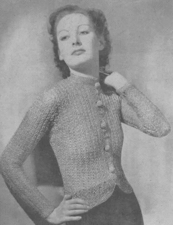 Vestblouse met open patroon