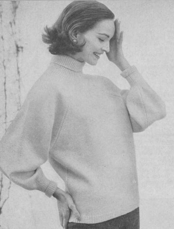 Coltrui met raglanmouwen