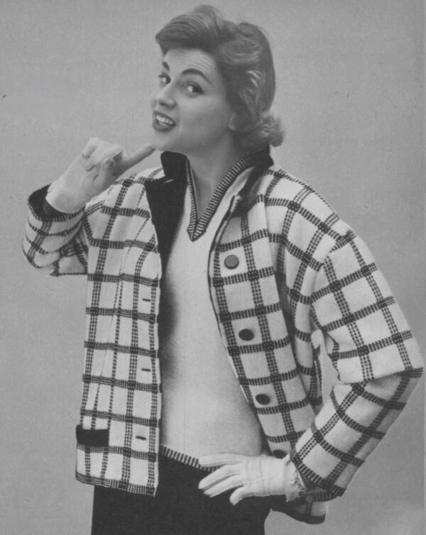 Foto 1 D50V025 Damesjasje met bijpassende jumper