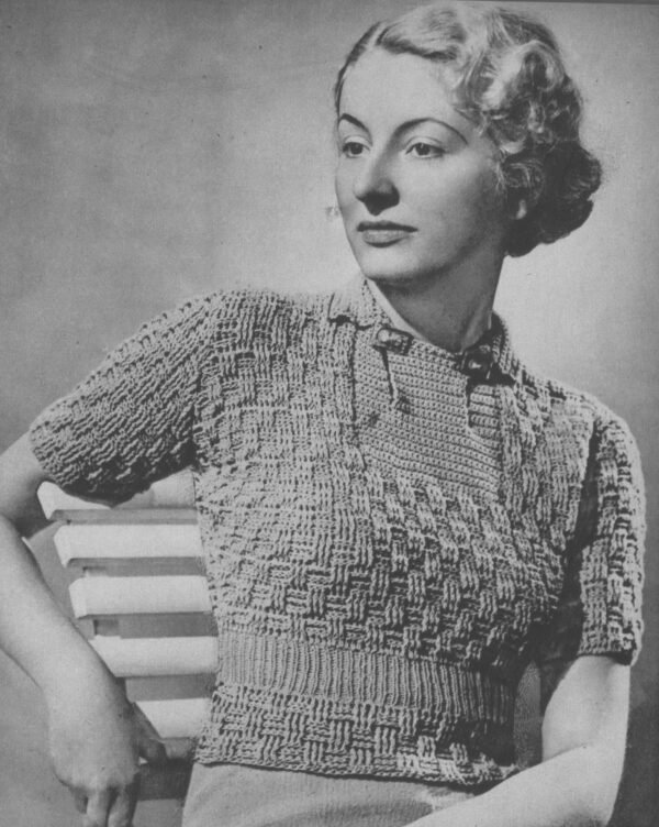 Foto 1 D30H008 Gehaakte damesjumper