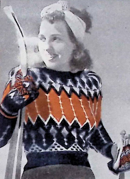 Damesjumper voor de wintersport