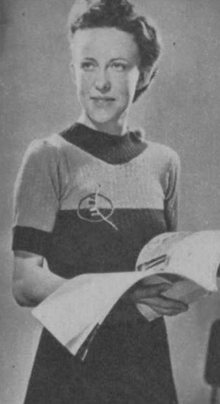 Foto 1 D40T254 Damesjumper in twee kleuren