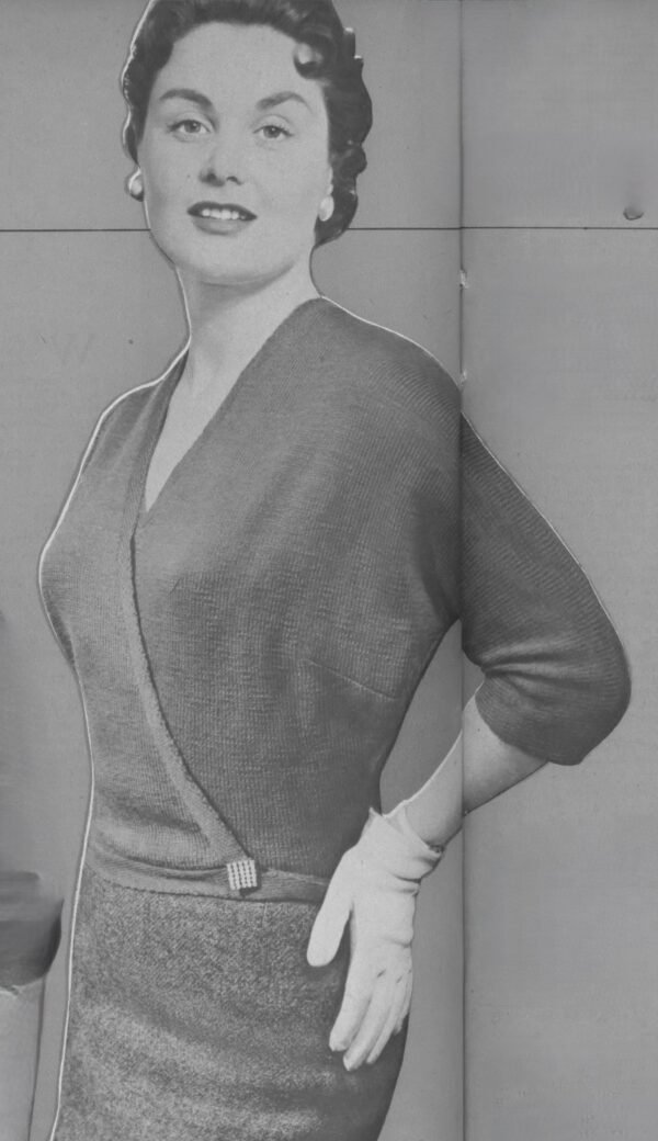 Foto 1 D50T282 Damesjumper in grotere maten