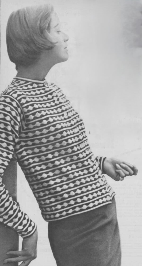 Damesvest met motief