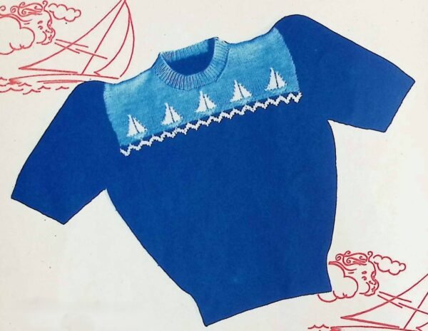 Vakantiejumper met scheepjes