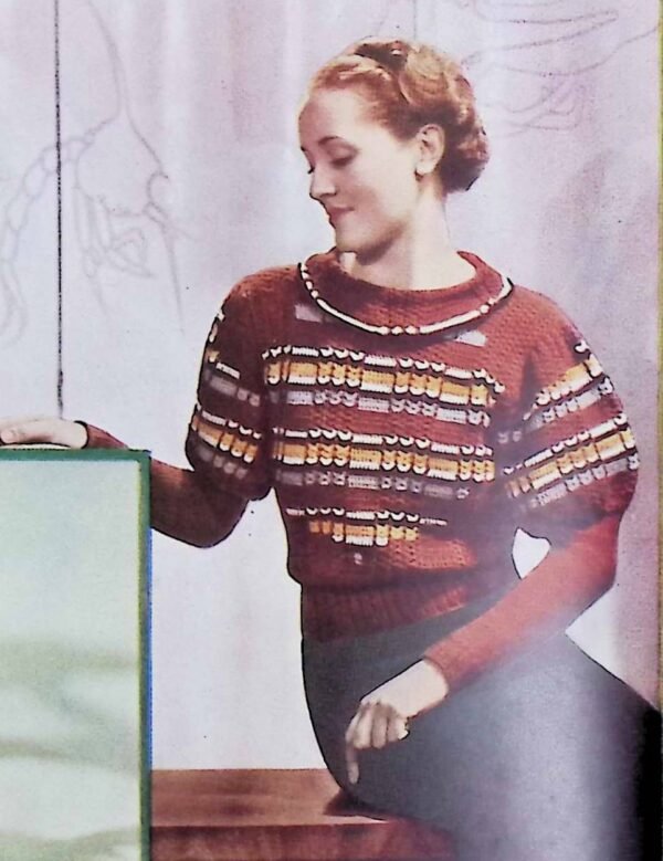 Foto D30H010 Gehaakte damesjumper