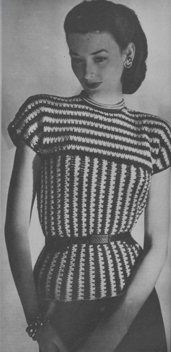 Foto D40T002 Gehaakte damesjumper