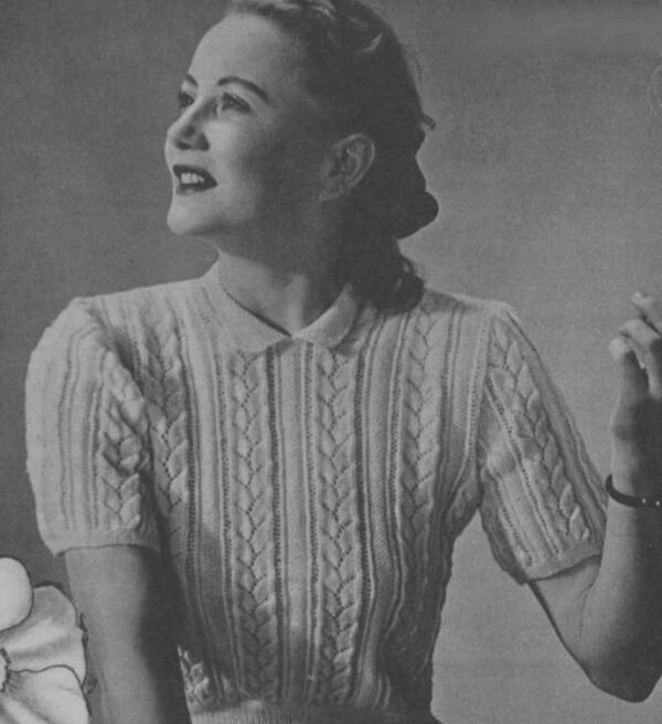 Damesjumper met ajourpatroon