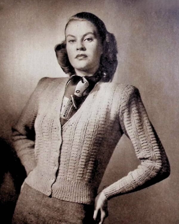 Foto D40V054 Elegante cardigan