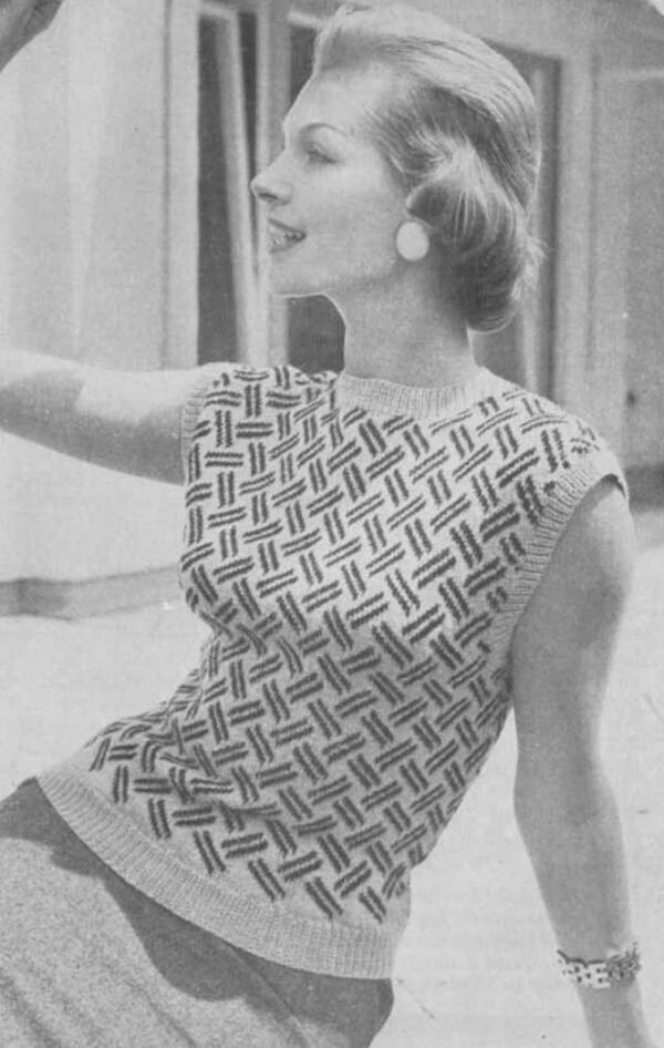 Mouwloze damespullover