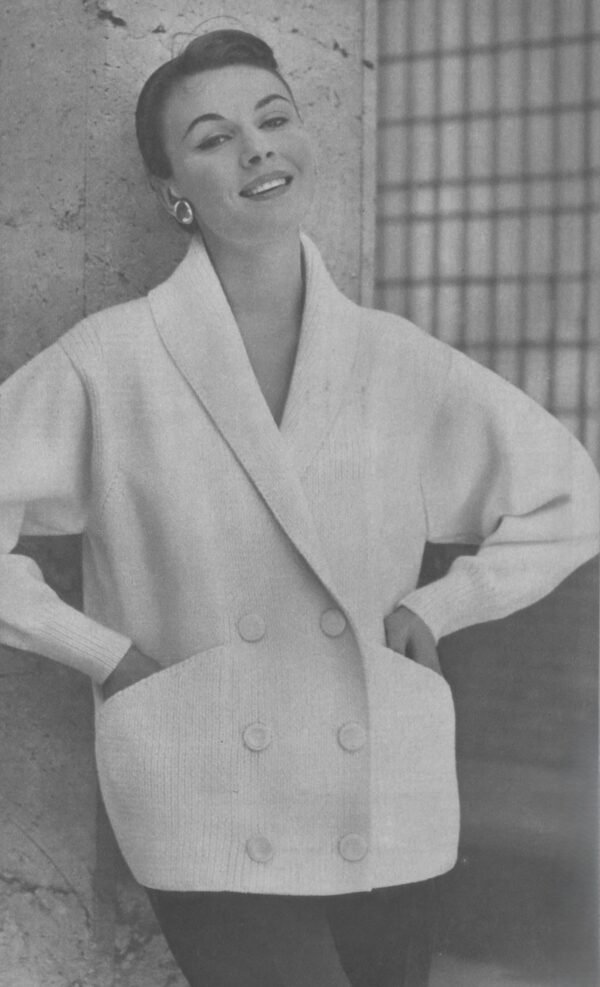 Damesjasje met sjaalkraag